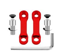 Adaptador Elevador Adaptador Extensión Espejos Retrovisores Motocicleta M10 Para Espejo Base Elevación Soporte Tornillo Accesorios(RED)