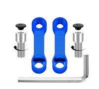 Adaptador Elevador Adaptador Extensión Espejos Retrovisores Motocicleta M10 Para Espejo Base Elevación Soporte Tornillo Accesorios(Blue)