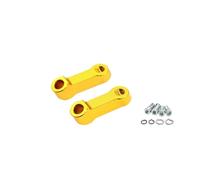 Adaptador Elevador Adaptador Extensión Para Espejos Retrovisores Motocicleta Base Accesorio Para Espejo Retrovisor Soporte Tornillo(YELLOW)