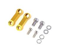 Adaptador Elevador Espaciadores Elevación Para Espejo Retrovisor Motocicleta Adaptador Extensión Base Aleación Aluminio Soporte Tornillo Accesorios Para(Yellow)