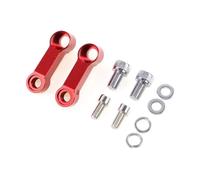 Adaptador Elevador Espaciadores Espejo Retrovisor Motocicleta Adaptador Extensión Base Aleación Aluminio Soporte Tornillo, Accesorios Para(Red)