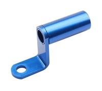 Adaptador Elevador Espejo Retrovisor Para Motocicleta Extensor Soporte Faros Para Manillar Teléfono Palanca Accesorio Multifunción(BLUE)