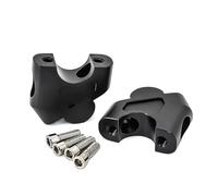 Adaptador Elevador Manillar Motocicleta para CB500X 2020 CB 500 X Manillar De Motocicleta Elevador Altura Se Mueve hacia Atrás Adaptador Aluminio(Black)