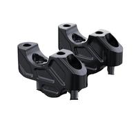 Adaptador Elevador Manillar para Motocicleta Crucero para Haojue TR300 XCR300 2021 2022 Incluye Abrazadera Montaje para Elevar El Y Accesorios Elevadores Barra Manillar(Black L35-B)