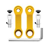 Adaptador Elevador Motocicleta Espejos Retrovisores Extensión Riser Extender Adaptador Espejo Extender Adaptadores Riser Suministros Espejos Retrovisores Base(YELLOW)