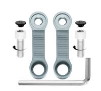 Adaptador Elevador Motocicleta Espejos Retrovisores Extensión Riser Extender Adaptador Espejo Extender Adaptadores Riser Suministros Espejos Retrovisores Base(Gray)