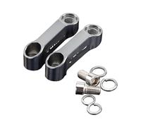 Adaptador Elevador Para DL1000 Para VS&TROM 650/XT Para DL650 Para & 250 1000/XT Motocicleta Extensión De Espejo Espaciadores Elevadores Adaptador(Gray 2)