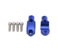 Adaptador Elevador Para GSR 600 750 Para GSR600 Para GSR750 Para GSX-S750 Para GSX-S1000/F/GT Manillar Cilindro Maestro Embrague Freno Soporte Montaje Abrazadera Espejo(BLUE)
