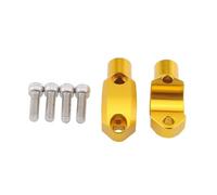 Adaptador Elevador Para GSX-S1000 F GT Para GSF650 Para B&andit Para GSF1250 Para GSF1200 Para B&andit Para SV650 X Soporte Adaptador Para Espejo Retrovisor De Manillar(YELLOW)