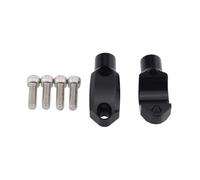 Adaptador Elevador Para GSX-S1000 F GT Para GSF650 Para B&andit Para GSF1250 Para GSF1200 Para B&andit Para SV650 X Soporte Adaptador Para Espejo Retrovisor De Manillar(Black)