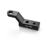 Adaptador Elevador Para RSV4 Para RS660 Para RS4 Para RS125 Para GPR150 Para GPR125 Para GPR250 Soporte Espejo Motocicleta Expansor Soporte Extensión Retrovisor(Black)