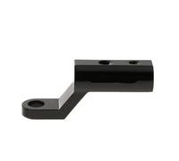 Adaptador Elevador Soporte Adaptador De Expansión Para Espejo Retrovisor Motocicleta 7/8", Extensión Para Manillar(BLACK)