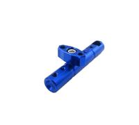 Adaptador Elevador Soporte De Montaje De Extensión Para Espejo Retrovisor De Motocicleta Soporte De Extensión De Barra Transversal Giratoria Para Motocicleta(BLUE)