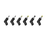 Adaptador en forma de L tipo C DC3.0 3.5, durabilidad y varios tamaños 5 V, 9 V, 12 V, opción para viajes y uso, adaptador en forma de L