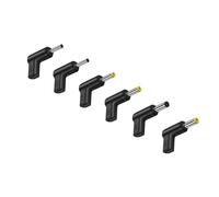 Adaptador en forma de L tipo C DC3.0 3.5, durabilidad y varios tamaños 5 V, 9 V, 12 V, opción para viajes y uso, adaptador en forma de L