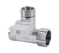 Adaptador en T de ángulo for válvula parada for bidé, rociador mano, tanque inodoro, divisor lavabo, desviador