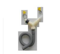 Adaptador en T de drenaje, accesorio de tubería de drenaje for drenaje de lavadora y secadora con manguera de drenaje extendida, longitud de la manguera 0,3 m pieza de repuesto