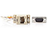 Adaptador Enchufe DB9 Macho - RJ45 Hembra