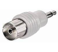 Adaptador Enchufe Jack 3.5mm Macho Mono - TV Hembra