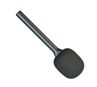 Adaptador ergonómico para micrófono de periodista para claridad de voz en escenarios de cobertura de noticias al aire libre, entrevistas profesionales, palo con micrófono de solapa