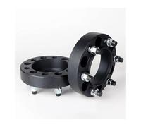 Adaptador Espaciador De Rueda De Aluminio Forjado De 100 Mm 6 Tornillos PCD 6x139.7 CB 2 Piezas Para Coche Universal Separador Ruedas Del Vehículo(25 MM)