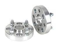 Adaptador espaciador de rueda PCD 4X108 CB 63,4 mm 20/25/30/35/40 mm compatible con Ford Fiesta/ST Focus Ecosport/Ka/Ka+/Figo/Lkon/B-max, 2 unidades(2PCS 15mm Silver)