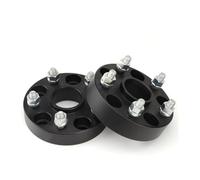 Adaptador Espaciador De Rueda PCD 5x114.3 CB 64.1 Mm Serie Universal 2 Piezas Compatible Con 5 Espárragos De 15 20 25 30 40 Y 45 Mm M12 X 1.5 Espaciadores Ruedas(2PCS 15mm Black)