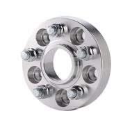 Adaptador Espaciador Rueda Aleación Aluminio Brida Junta 5x112 CB 66,6mm Para Mercedes Para Benz 1 Pieza Espaciadores De Rueda(Silver Spa,25mm)