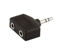 Adaptador estéreo 3.5 mm a doble hembra estéreo 3.5 mm de electro dh