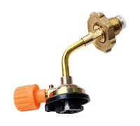 Adaptador Estufa Camping Interruptor On/Off Seguro | Llenado para rápido, compatible estufas butano, práctico, uso camping, para fácil instalación(Copper Handwheel)