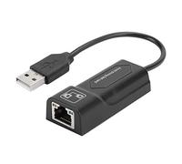 Adaptador Ethernet a USB, Adaptador Ethernet USB2.0 a RJ45 Tarjeta de Cable con Cable Ethernet USB 10/100 Mbps Computadora Portátil Escritorio Chip 8152
