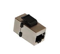 Adaptador Ethernet blindado Cat 5e/Cat 6 Acoplador en línea de red RJ45 puertos 8P8C (Cat 6, 10 piezas)