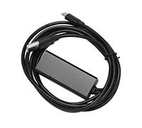 Adaptador Ethernet con cable de alimentación para TV Stick (2ª generación), 4K, cuadrado de TV, adaptador LAN con cable USB a RJ45, negro