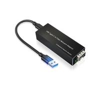 Adaptador Ethernet Gigabit USB-C A SFP Tarjeta de Red USB 3.0 Tipo C A SFP 100/1000Base-X