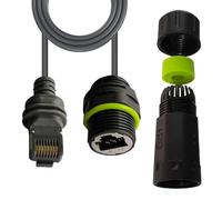 Adaptador Ethernet impermeable para Starlink Gen 3/Mini, con cable de red CAT6A 23AWG de 1.64 pies y puerto RJ45 de 1000 Mbps