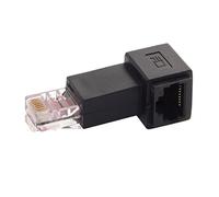 Adaptador Ethernet LAN 90 grados acodado 8P8C FTP STP UTP Cat 5e macho a hembra, de Chenyang