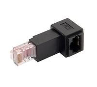 Adaptador Ethernet LAN 90 grados acodado 8P8C FTP STP UTP Cat 5e macho a hembra, de Chenyang