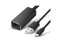 Adaptador Ethernet Micro-USB 10/100Mbps para Fire TV Stick USB una Tarjeta de Red USB RJ45 para para Chromecast Gen 2 1 Ultra