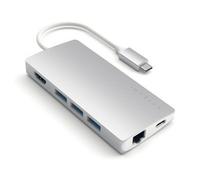 Adaptador Ethernet Multiport V2 Type-C 4K con 3 puertos USB-A 3.0 y lector SD