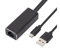 Adaptador Ethernet para Chromecast y TV Stick 10/100 Mbps USB a RJ45 LAN adaptador de red para Fire TV Stick Chromecast Google Home Mini y más