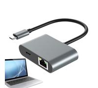 Adaptador Ethernet para PC portátil,Convertidor Gigabit Ethernet - Accesorio de Ordenador para PC Portátil Teléfono TV Escritorio