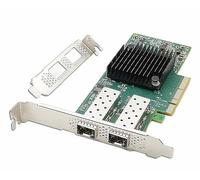 Adaptador Ethernet PCIE x8/x16 de 10/25 GbE, puerto SFP28 dual con chipset Mellanox ConnectX4 Lx MCX4121A-ACAT, tarjeta de servidor de red de 25 gigabit, compatible con Windows/Linux/VMare/OFED