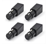 Adaptador Ethernet RJ45 a XLR de 3 pines hembra para conector RJ45