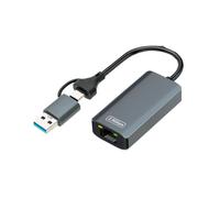 Adaptador Ethernet USB 3.0/Tipo C A RJ45 de 2,5 G y 2500 Mbps para Windows 7/8/10 para PC y Portátil
