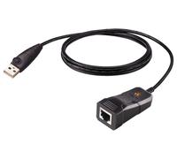 Adaptador Ethernet USB-A A RJ45 (RS232 FTDI) - 1.2m Negro - UC232BF