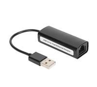 Adaptador Ethernet USB, Agregue Un Puerto Ethernet RJ45 Conexión Inalámbrica Más Rápida, Adaptador de Red LAN, Velocidad de Transferencia de Datos de 100 MBps Adecuado para El Sistema Operativo Window