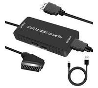Adaptador euroconector a hdmi para TV, conversor scart a hdmi 720p/1080p para HDTV, BLU-Ray, DVD, VCR, VHS, Proyector, PS, Xbox
