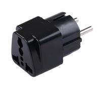 Adaptador European Travel Thorn: convertidor de la UE a EE. UU., Adaptador de Enchufe eléctrico Compatible con enchufes estadounidenses | de Viaje portátil para enchufes Europeos,