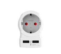 Adaptador Europeo a Reino Unido USB: convierte tu cargador europeo en uno compatible. Ideal para viajes, compacto y fácil de usar. Conectividad garantizada sin complicaciones.