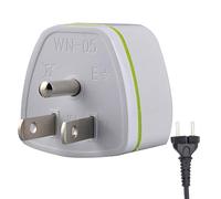 Adaptador europeo de viaje - De nosotros a Europa, enchufe universal de 2 pines, 110 - 250 V, 50/60 Hz, convertidor portátil robusto para España, Italia, Francia, Alemania y gran parte 'Euro - 1